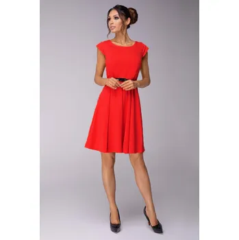 Dámské šaty TopMode Retro dámské společenské šaty s páskem 780757