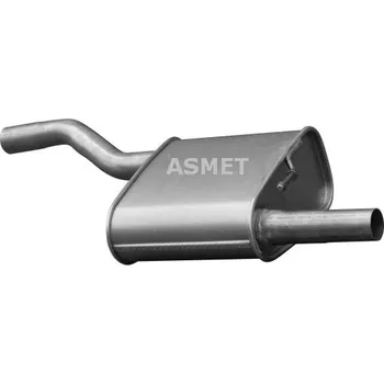 Tlumič výfuku Koncový tlumič výfuku ASMET 07.135