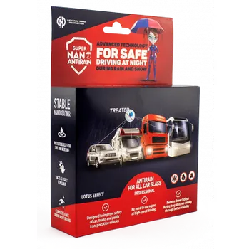 Čistič autoskla Nanoprotech GNP ANTIRAIN FOR SAFE DRIVING AT NIGHT PROFESSIONAL - Tekuté stěrače