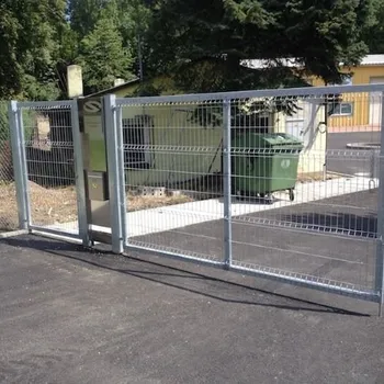 brána Brána EXTRA jaklová Zn zinkovaná 4000x2000 (jaklové sloupky 80/80, FAB zámek)