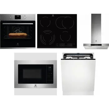 Set domácích spotřebičů ELECTROLUX KOFGH70TX + ELECTROLUX EHF6547FXK + ELECTROLUX LFT426X + ELECTROLUX EMS4253TEX + ELECTROLUX EEM69410L
