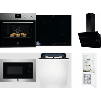 Set domácích spotřebičů ELECTROLUX KODGH70TX + ELECTROLUX EIS62449 + ELECTROLUX LFV316K + ELECTROLUX EMS4253TEX + ELECTROLUX EES48200L + ELECTROLUX ENT6TF18S