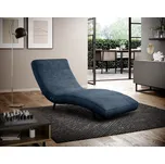 Relaxační lenoška Kobe s elektrickým polohováním - temně modrá