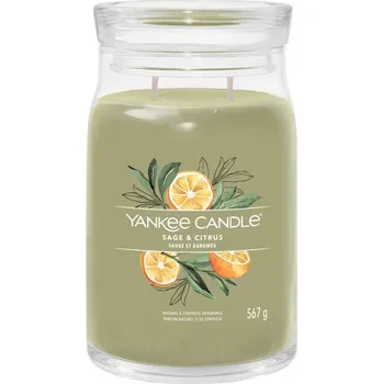 Svíčka Yankee Candle Signature Sage & Citrus