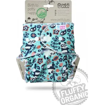 Plenkové kalhoty Petit Lulu kalhotková plena Fluffy organic na SZ - Mlsné pandy