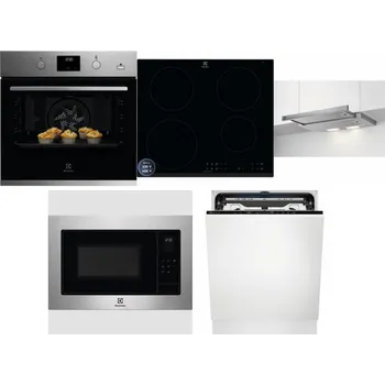 Set domácích spotřebičů ELECTROLUX KODGH70TX + ELECTROLUX LIR60433B + ELECTROLUX LFP326S + ELECTROLUX EMS4253TEX + ELECTROLUX EEM69410L