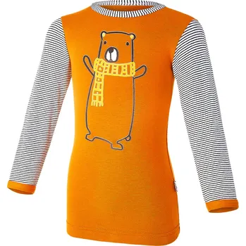 Little Angel-Tričko smyk obrázek DR Outlast® - medová-medvěd/pruh Velikost oblečení: 92