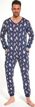 Pánské pyžamo Cornette Gnomes 2 196/208 pánské pyžamo tmavě modré S