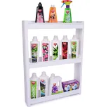 Pojízdný regál Slim 71,5 cm bílý