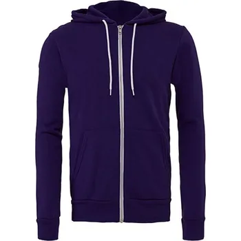 Pánská mikina Canvas CV3739CV3739 Unisex mikina s kapucí na zip CV3739 Team Purple XS