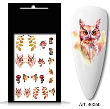 BIO NAILS BIO-nails vodolepka 30060 podzim a sova