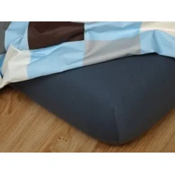 Prostěradlo Dadka Jersey prostěradlo Tmavě Šedá C Velikost: 160-180x200