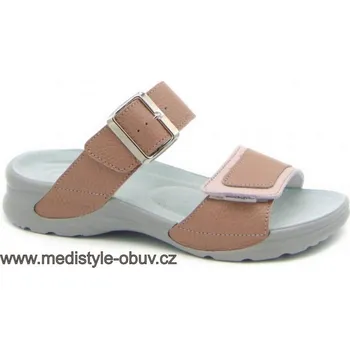 Dámská zdravotní obuv MEDISTYLE BELA 1B-T15/1/TL pantofel růžový, růžová - 41