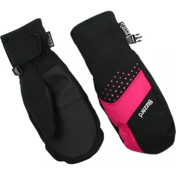 190030 Blizzard Mitten Junior Black/pink, 6 Velikost: 4