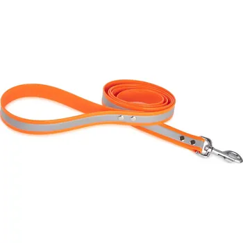 Vodítko pro psa FIREDOG BioThane Vodítko Reflect 25mm 2m s ručkou Barva: Oranžová