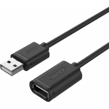 Datový kabel Prodlužovací kabel USB 2.0 AM-AF, 0,5 m; Y-C447GBK