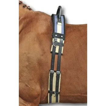 HKM Obřišník lonžovací HKM, deep blue/beige PONY