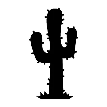 Samolepící dekorace SAMOLEPKA Kaktus 001 levá (01 - černá) NA AUTO, NÁLEPKA, FÓLIE, POLEP, TUNING, VLASTNÍ TEXT, TISK, AUTOSAMOLEPKY.cz, POLEPY, OBRÁZEK, LOGO, SAMOLEPKY