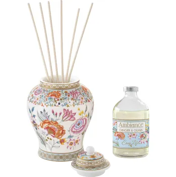 Aroma difuzér Easy Life, Itálie Easy Life - Porcelánový difuzér Paradise Garden v dárkové krabičce - 400 ml Barva: jako na obrázku