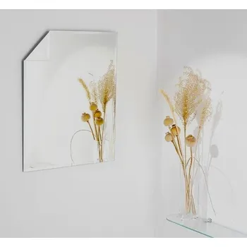 Zrcadlo Fazetované zrcadlo na zeď do pokoje ložnice dekorativní s aplikacemi TEXAS 40 x 50 cm s aplikací 805-041SP