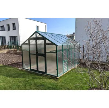 Skleník Zahradní skleník Limes Primus J, sklo 4 mm Rozměr: 2,49 x 4,56 m