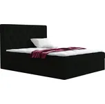 Eka Kontinentální čalouněná postel Elegant - Fresh (160x200 cm) Barva látky - Fresh: Zelenošedá (16)