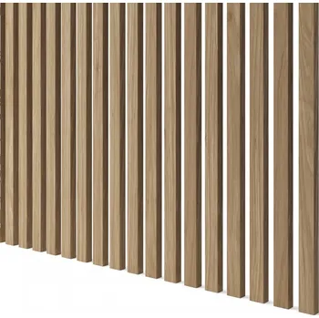 Obklad Lamele 3D VZOREK - Lamely ÚZKÉ - DUB PŘÍRODNÍ - rozměr vzorku: 30 x 18 x 200 mm