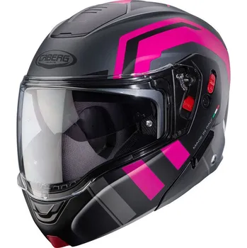 Helma na motorku Helma na moto Caberg Horus X Road matt gun metal/black/fuchsia vel. XS