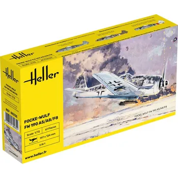 Plastikový model Heller 1/72 FW 190 (A-5, A-8, F-8)