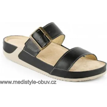 Dámská zdravotní obuv MEDISTYLE DOROTA 8D-J16 pantofel černý, černá - 41