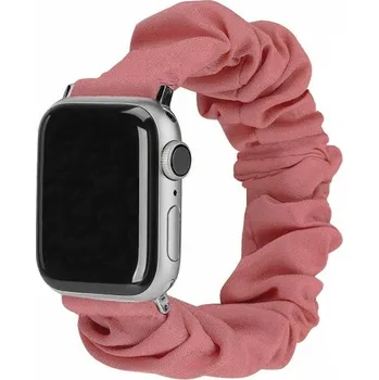 Řemínek na hodinky Elastický řemínek ve stylu gumičky pro Apple Watch 42mm / 41mm / 40mm / 38mm - jahodový