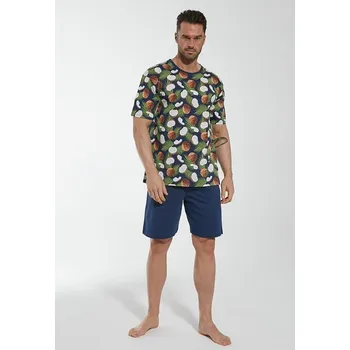 Pánské pyžamo Pyžamo Cornette krátké 323 Velikost: M, Vzor: 3230144