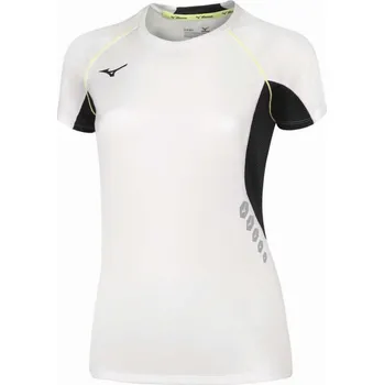 Dámské tričko Dámské sportovní tričko Mizuno Premium JPN Tee/White/Black Velikost: XXL