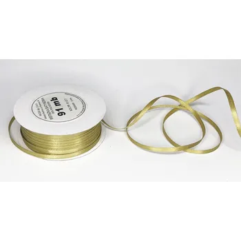 Stuha Stuha saténová jednolící, WS8127, šíře 3 mm / balení 91 m