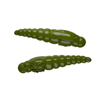 Umělá nástraha Gumová nástraha Libra Lures Largo Slim 34mm Olive 031 Cheese (12ks)