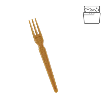 Příbor EcoPack Vidlička EKO na hranolky/napichovátko kompozit dřevo/plast (WPC) 8 cm bal/1000 ks Balení: 5000