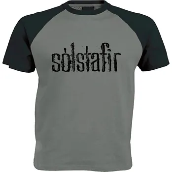Pánské tričko šedo černé triko Sólstafir
