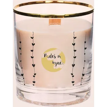 Svíčka Svíčka se stíracím losem - BUDEŠ MÁ SVĚDKYNĚ? SRDCE