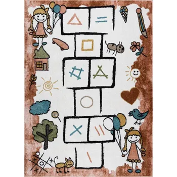 Koberec Dywany Łuszczów Dětský kusový koberec Fun Hop pink Rozměry koberců: 140x190