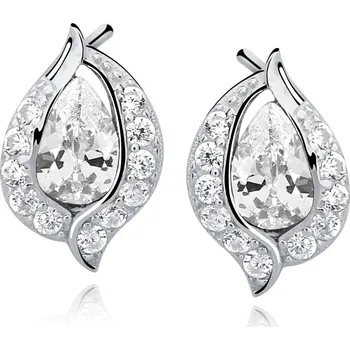 Náušnice Olivie Stříbrné náušnice LUNA 7321 Ag 925; ≤1,7 g.