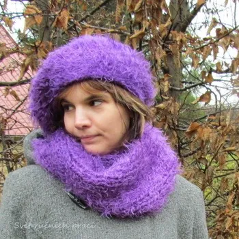 Šála komplet baret a šála MYSTICAL