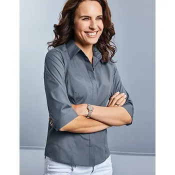 Dámská mikina Dámská košile s 3/4 rukávy Z926F (Ladies´ 3/4 Sleeve Fitted Polycotton Poplin Shirt )