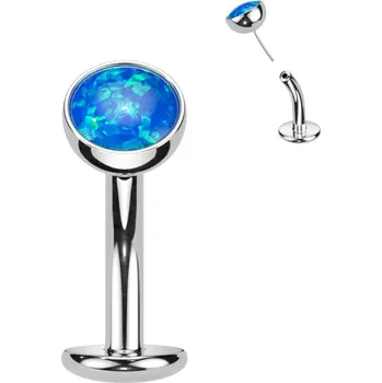 Piercing Šperky4U Obrácený PUSH IN piercing do pupíku TITAN - TIT1232-OP05