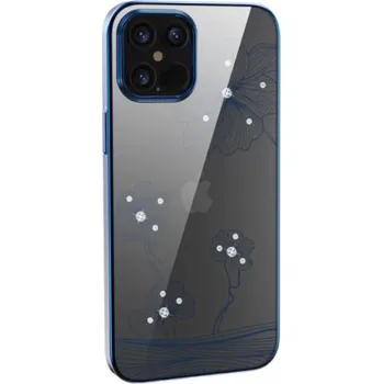 Pouzdro na mobilní telefon Devia Crystal Flora case iPhone 12 Pro Max blue