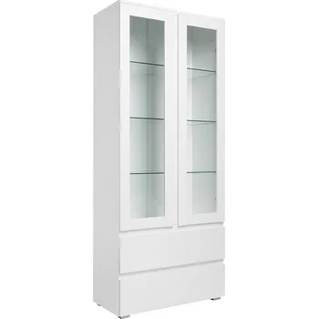 Komoda Vitrína Ideál bílá