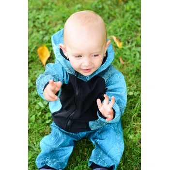 Dívčí kalhoty Yháček Zimní softshellové kalhoty Yháček, Abstrakce Velikost: 104