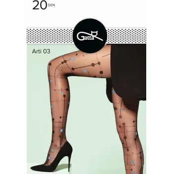 Dámské punčochy Gatta punčochové kalhoty Arti 03 20DEN - černá, S