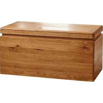 Úložný box Masivní truhla Gialo - přírodní dub