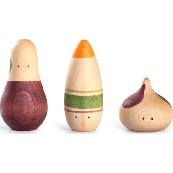 Dřevěná hračka Grapat Ooh-lala! dřevěné postavičky (3ks) Grapat