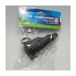 Gumová zásuvka pro prodlužovací kabel, černá, P0044, Emos, EM-P0044